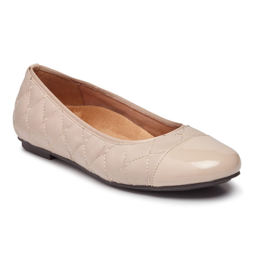 Vionic shoes desiree quilted flat