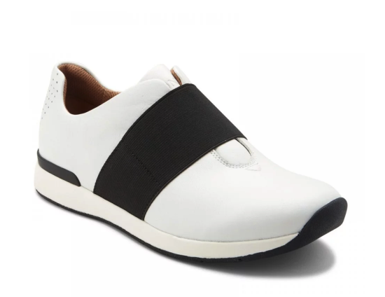 vionic white leather sneakers