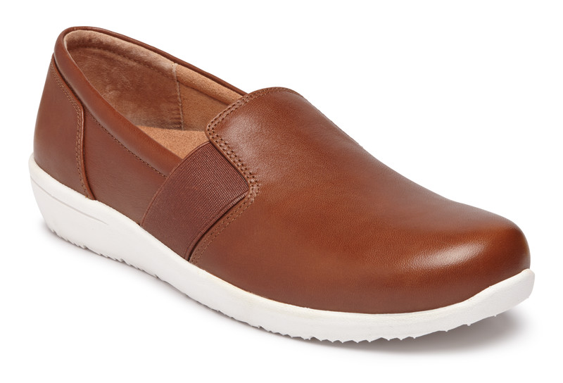 slip-on leather shoes