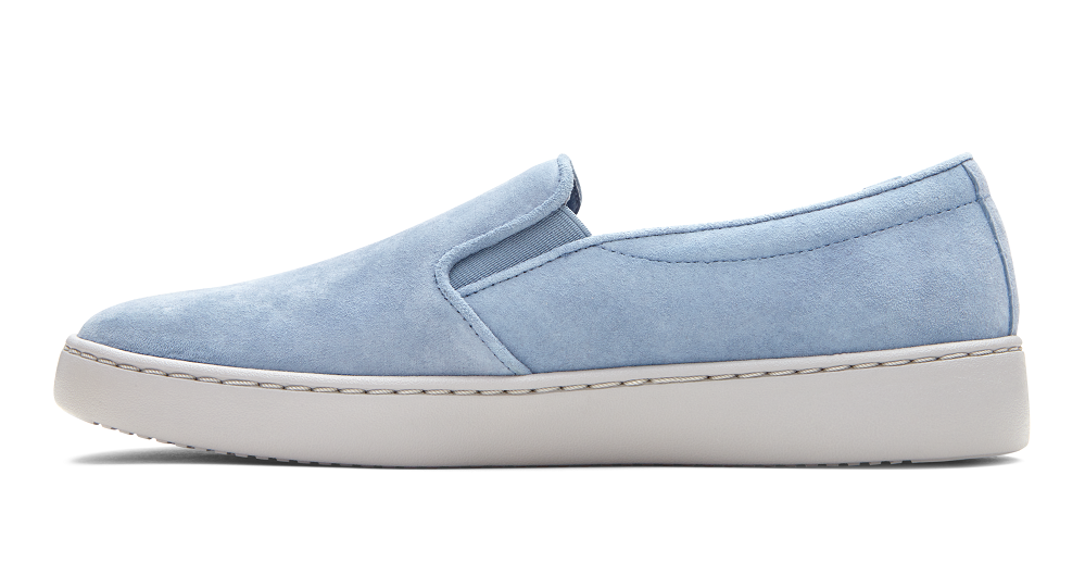 Light blue slip on shoes