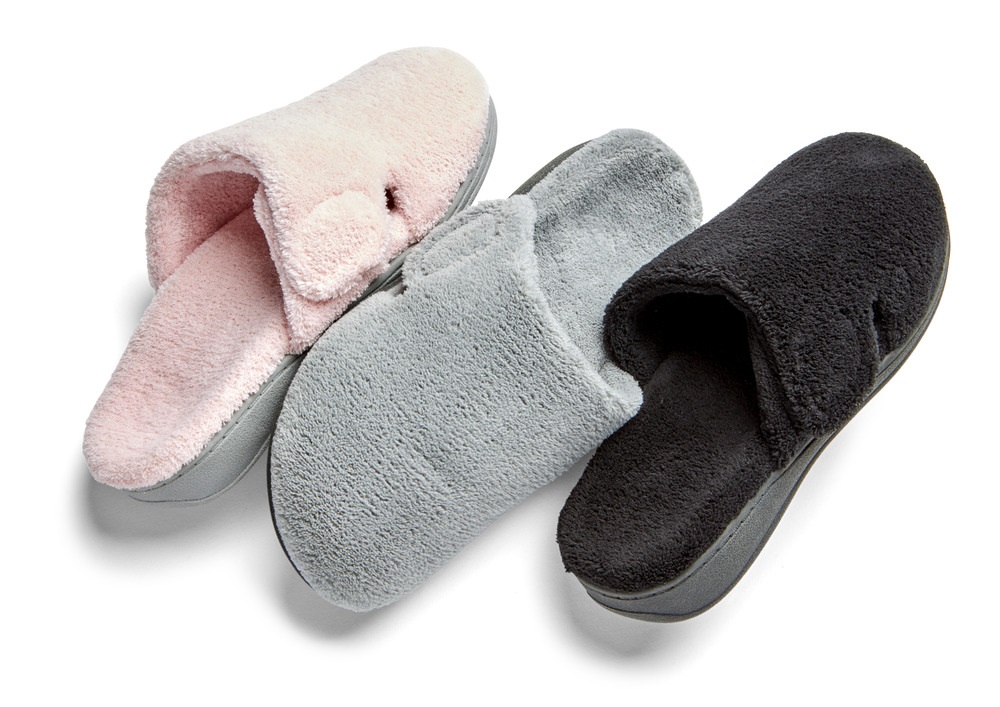 Three pairs of soft and warm slippers