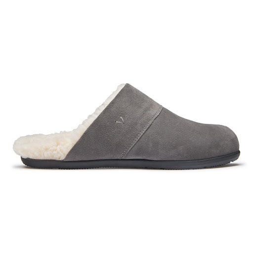 Grey orthotic slipper